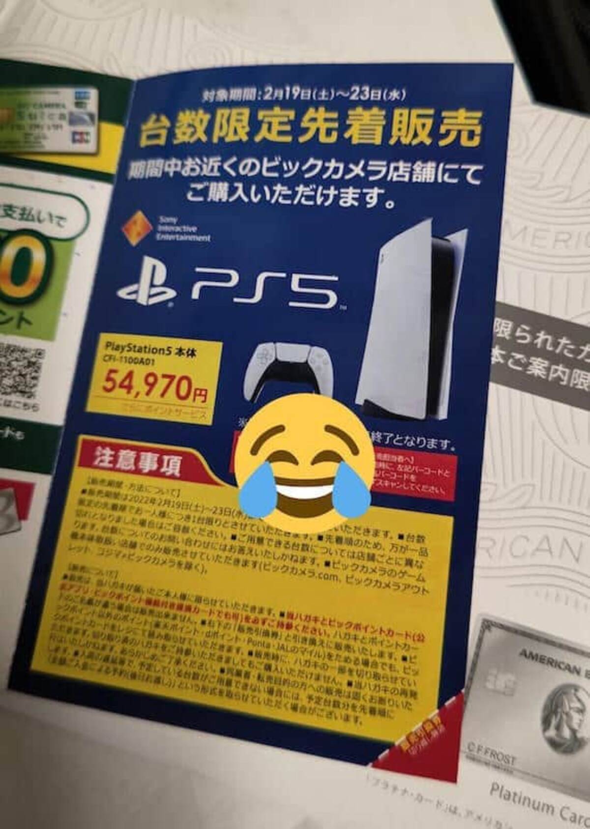 Ps5 限定先着販売 の案内がビックカメラから Dmハガキは本物だった 22年2月9日 エキサイトニュース