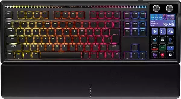 「Stream Deck」を融合したゲーミングキーボード　「CORSAIR」ブランドから