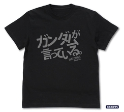 「機動戦士Gundam GQuuuuuuX」グッズ各種　「ガンダムが言っている」Tシャツも