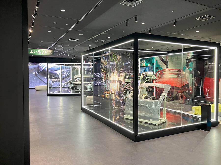 トヨタ会館 新展示エリア『トヨタのクルマづくり』オープン