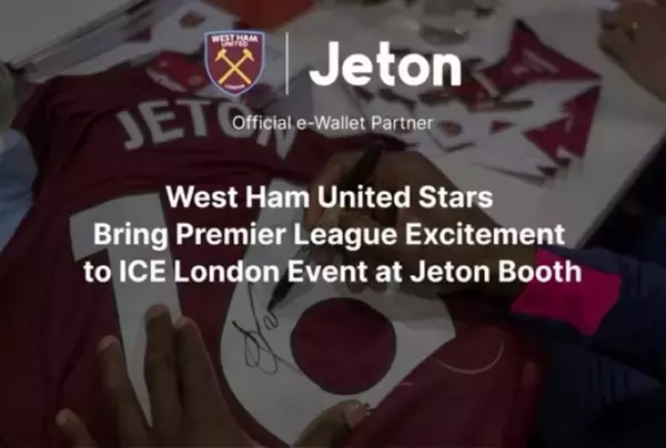 「West Ham United Stars Bring Premier League Excitement to ICE London Event at Jeton Booth」の画像