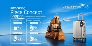 Garuda Indonesia Strengthens Service Transformation with Piece-based Checked Baggage Policy