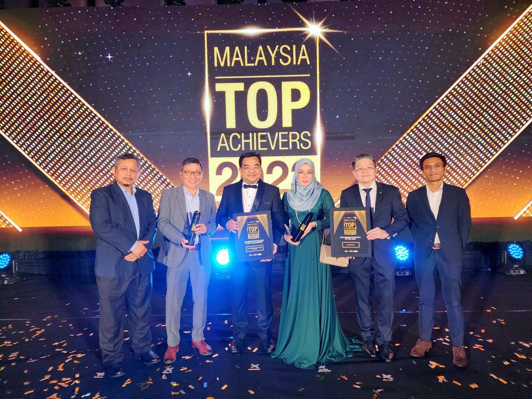 HEKTAR REIT Receives Two Inaugural Honors at Malaysia Top Achievers 2023 Award
