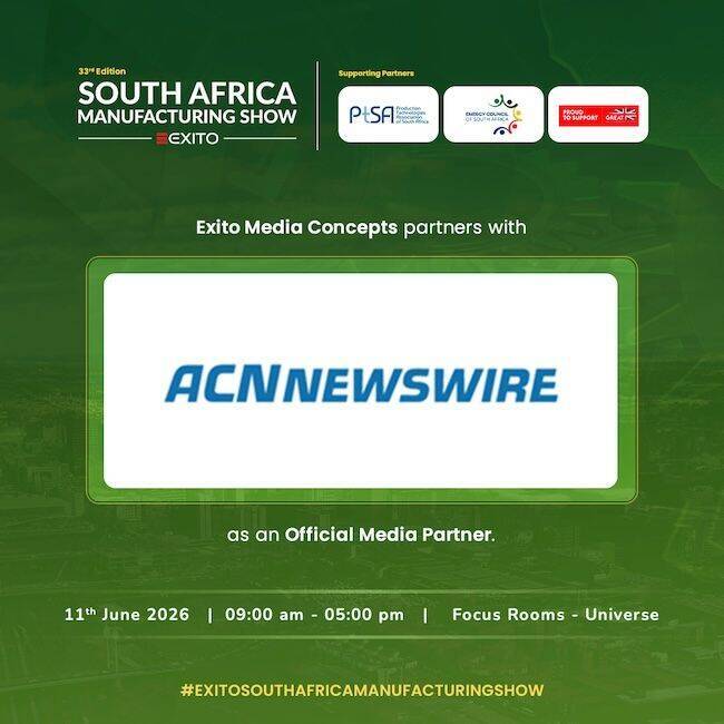 Exito Media Concepts Announces the 33rd Edition of the South Africa Manufacturing Show 2026