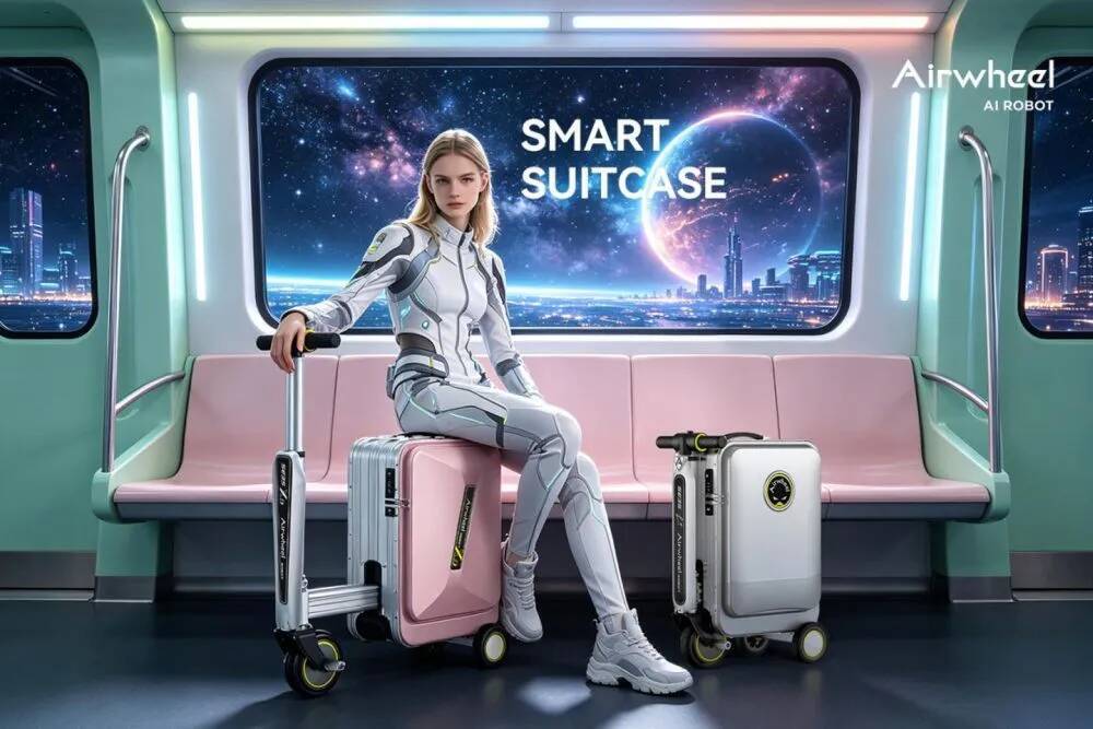 Airwheel Showcases AI Wheel Cabin 20 Inch Luxury Suitcase Innovation at ChinaJoy 2026, Bringing Smart Scooter Carry on Hand Boarding Travel Electric Luggage to the Future of Mobility