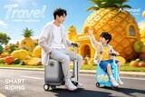 「Airwheel Showcases AI Wheel Cabin 20 Inch Luxury Suitcase Innovation at ChinaJoy 2026, Bringing Smart Scooter Carry on Hand Boarding Travel Electric Luggage to the Future of Mobility」の画像6