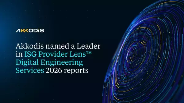 Akkodis Named a Leader in ISG Provider Lens(TM) Digital Engineering Services 2026 Reports