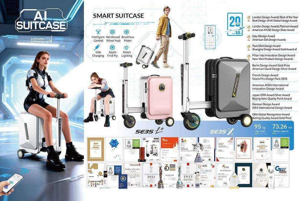 Airwheel Launches AI Suitcase, Introducing a New Generation of Rideable Smart Cabin Suitcase for Modern Travelers
