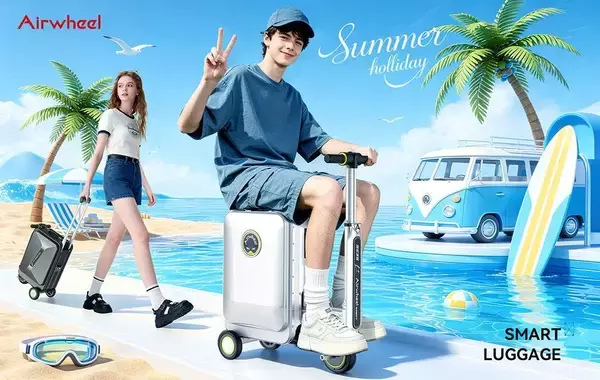 「Airwheel Launches Smart Suitcase Redefining Travel Mobility: AI Suitcase, Electric Suitcase and Rideable Cabin Suitcase for the Next Era of Boarding Luggage」の画像