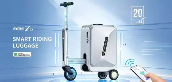 「Airwheel Launches Smart Suitcase Redefining Travel Mobility: AI Suitcase, Electric Suitcase and Rideable Cabin Suitcase for the Next Era of Boarding Luggage」の画像