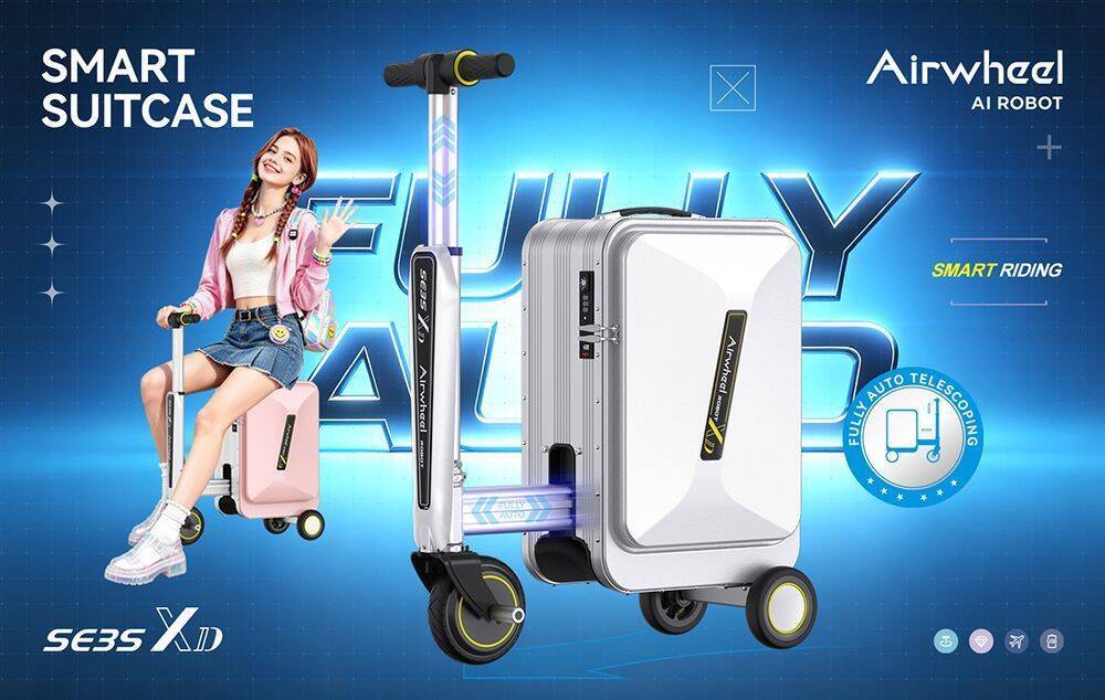 Airwheel Launches SE3SXD AI Cabin Suitcase, Introducing a New Era of Smart Luggage, Electric Suitcases and Intelligent Travel