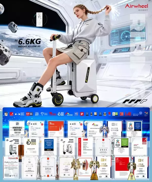 「Airwheel Introduces AI-Driven Rideable Smart Cabin Suitcase Solutions for the Next Generation of Global Travel」の画像