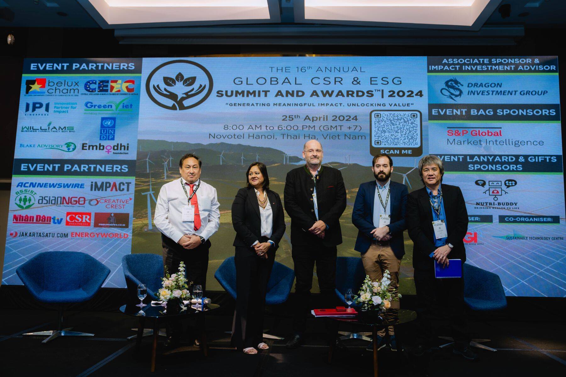 The 16th Annual Global CSR & ESG Summit & Awards 2024: Celebrating Sustainable Leadership and Innovation, 25 April 2024<BR />