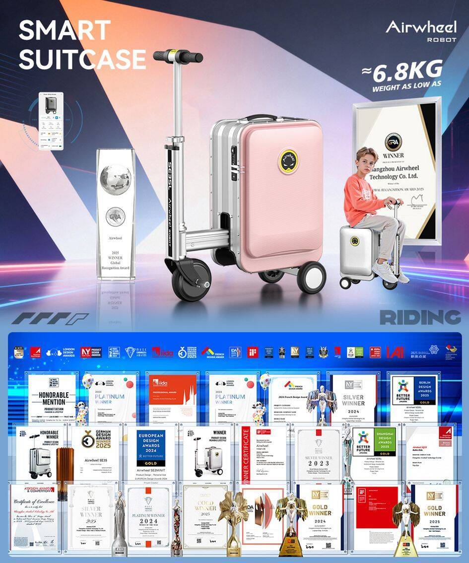 Airwheel Announces Expanded Global Deployment of AI-Enabled Rideable Smart Electric Cabin Suitcase