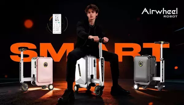 「Airwheel Announces Expanded Global Deployment of AI-Enabled Rideable Smart Electric Cabin Suitcase」の画像