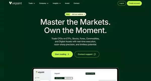 「VirPoint.com Launches AI-Enhanced Trading Expansion, Strengthening CFD Brokerage Across Europe」の画像