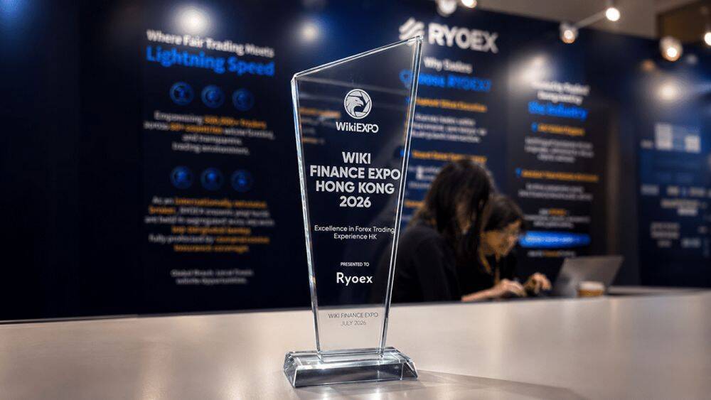 RYOEX、WikiEXPO HK 2026で「Excellence in Forex Trading Experience HK」を受賞