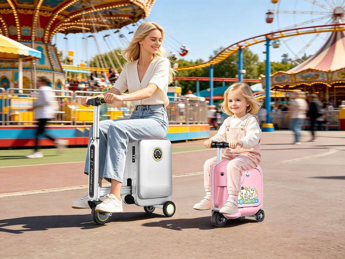 Airwheel Launches AI Suitcase Redefines Smart Travel - Luxury Intelligent Rideable Electric Cabin Suitcase for the Future of Mobility