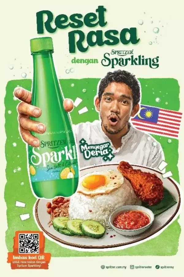 Spritzer Sparkling Invites Malaysians to 'Reset Rasa' This Merdeka, Rediscover the Flavours That Unite Us