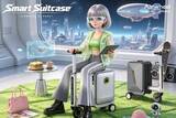 「Airwheel Unveils Luxury Robot Suitcase, a 20 Inch Rideable Electric Cabin Ai Wheel Hand Luggage for Modern Travelers」の画像2