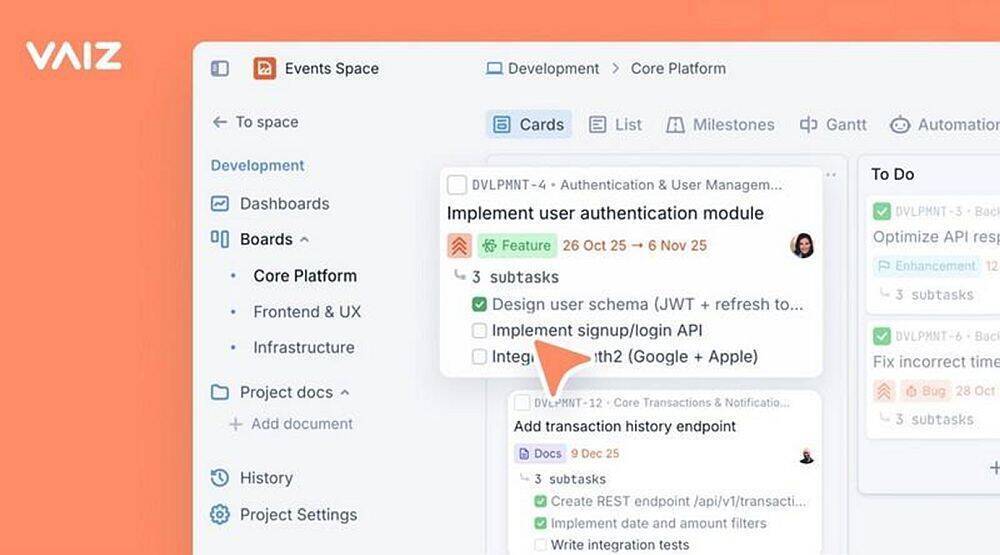 Vaiz introduces agile project management tools as teams leave Jira for simpler alternatives