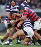 「京産大、前半に力負け＝全国大学ラグビー」の画像1