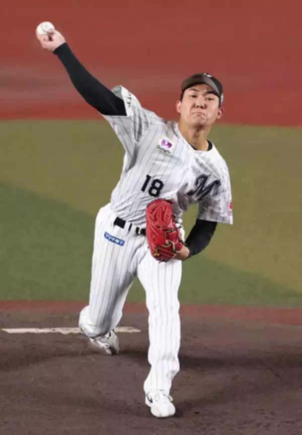 ロッテの石垣元、堂々１軍デビュー＝直球勝負で無失点―プロ野球