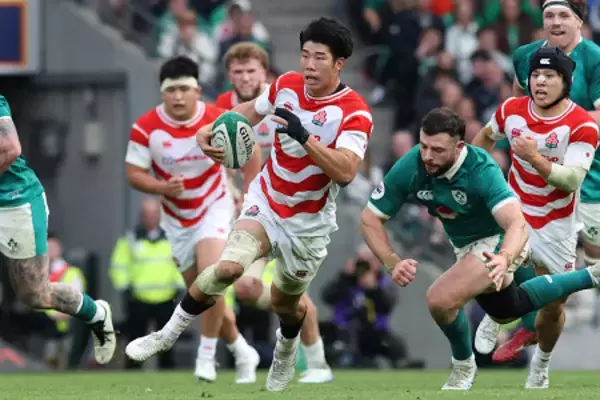 日本、アイルランドに敗れる