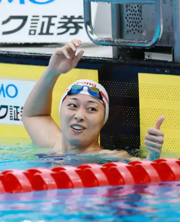 笑顔の鈴木　競泳ジャパンオープン