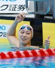 笑顔の鈴木　競泳ジャパンオープン