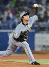 力投する高橋　プロ野球