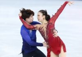 吉田、森田組の演技　五輪