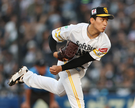 力投する前田悠　プロ野球