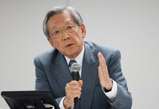 横尾東電次期会長が記者会見