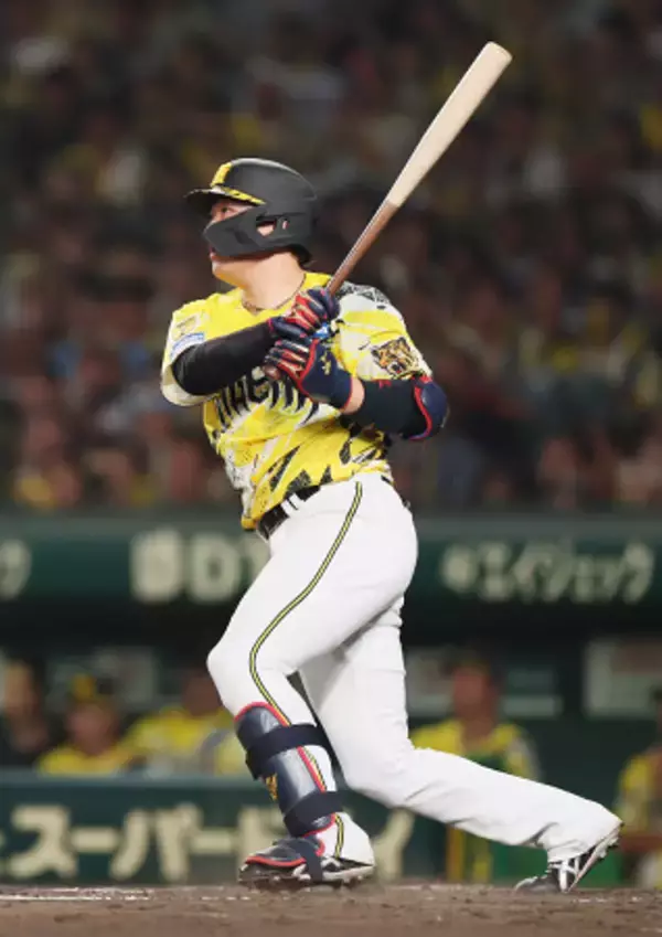 大山の２点適時打　プロ野球