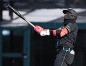 カストロの先制ソロ　プロ野球