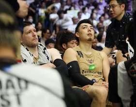 敗れた琉球　バスケットＢリーグ