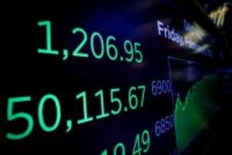 ＮＹ株、初の５万ドル台＝史上最高値、ハイテク株に買い戻し