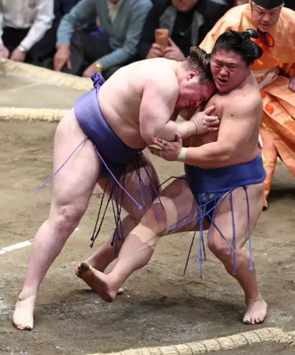 安青錦の切り返し