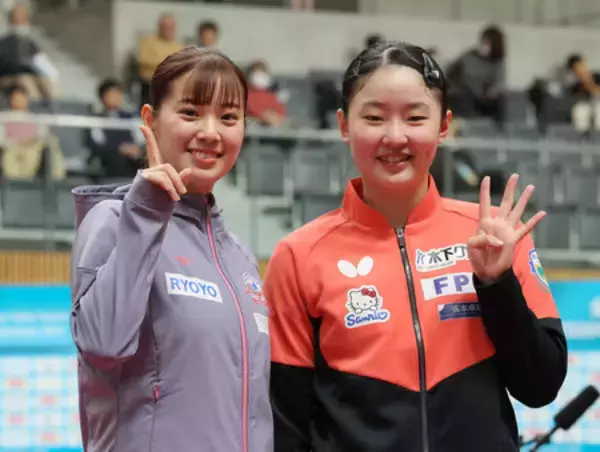 張本美和が史上初の４冠＝女子と混合制して達成―全日本卓球ダブルス