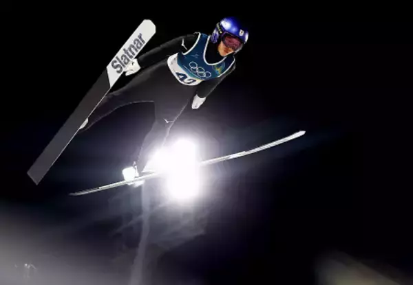 高梨の１回目　五輪