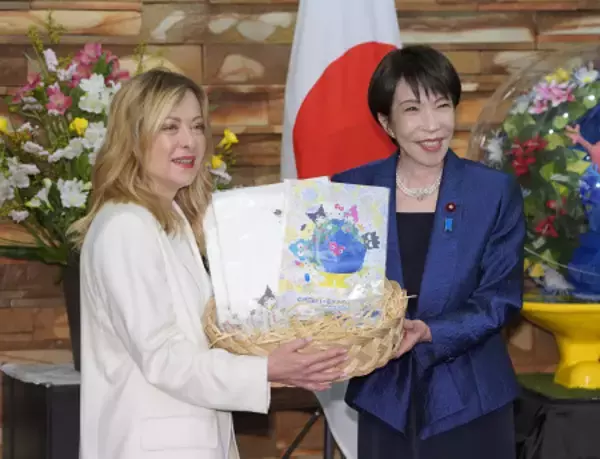 高市首相、メローニ氏と初会談