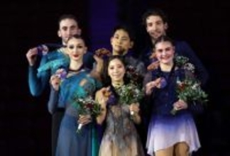 三浦、木原組が逆転Ｖ＝渡辺が女子ＳＰ首位―スケートアメリカ