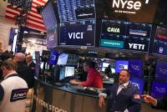 ＮＹ株３日続伸、２２４ドル高＝中東紛争停戦に期待