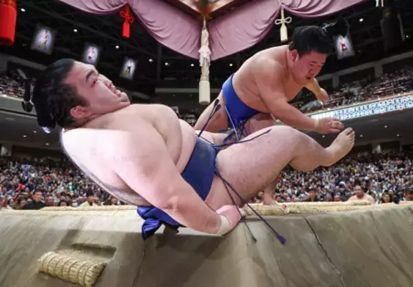 藤ノ川の押し倒し