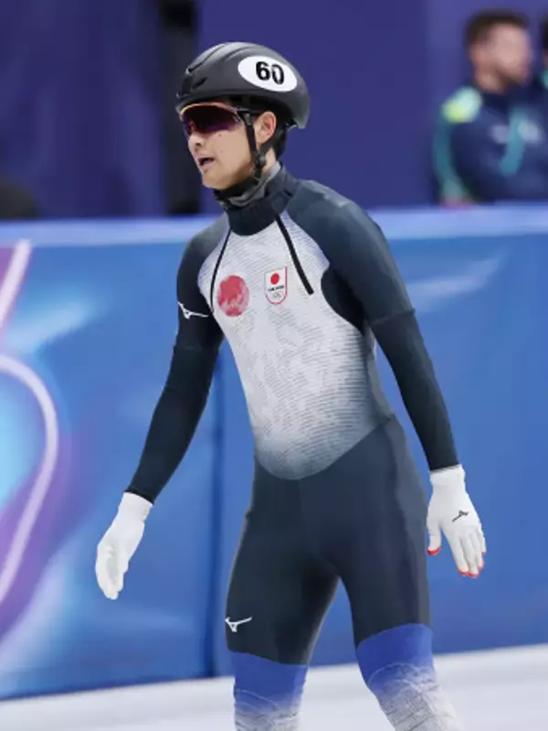 滑走を終えた吉永　五輪