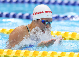 力泳する鈴木　競泳日本選手権