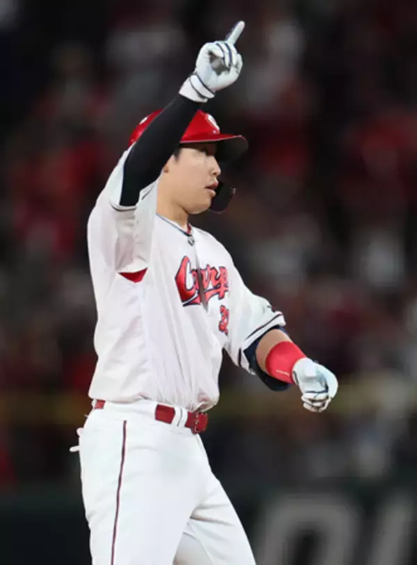 成長示した石原＝プロ野球・広島