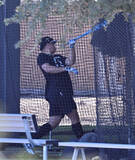 「打撃練習する村上　大リーグ」の画像1