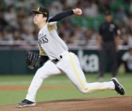 松本晴の力投　プロ野球